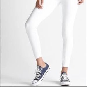 SPANX White Jean-ish Leggings Pull On Sz M